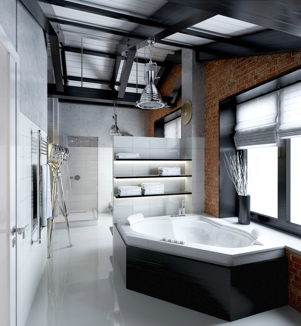 contemporary bathroom designs ideas with a trendy and chic interior