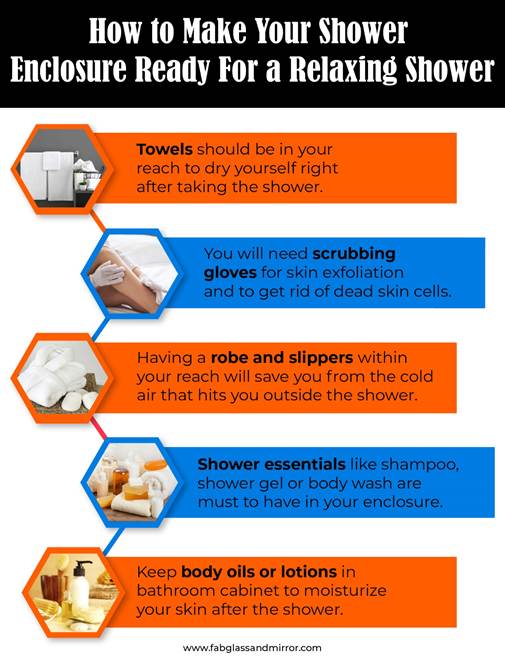 How to Make Your Shower Enclosure Area Ready For Enjoying a Good Shower