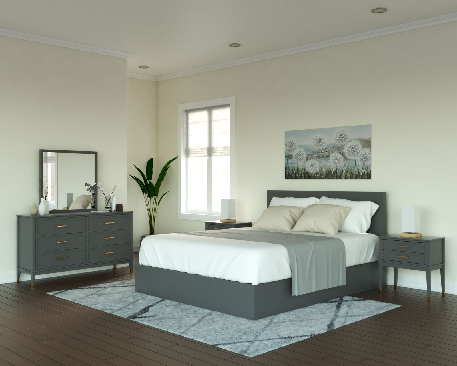 What Wall Color Goes with Gray Bedroom Furniture?