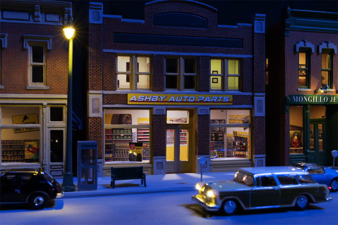 Ashby Auto Parts Roomettes Lighting