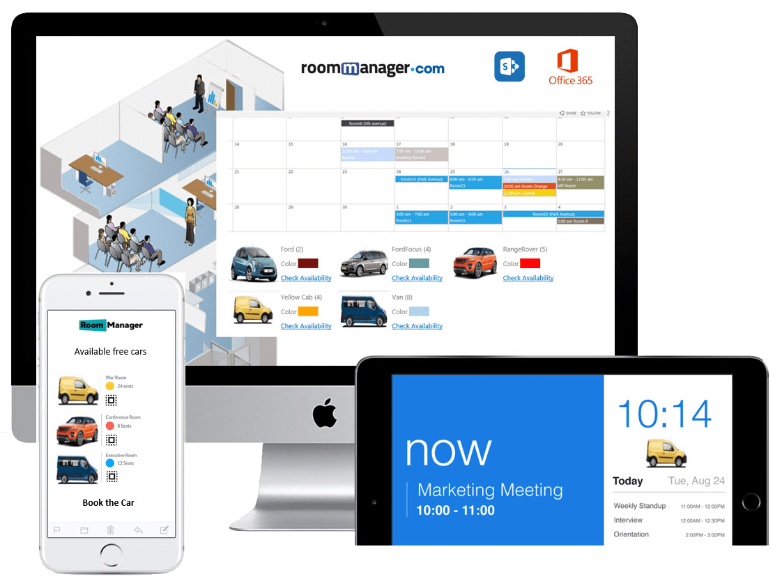 Room Manager Office 365 Office 365 Meeting Room Booking Solution