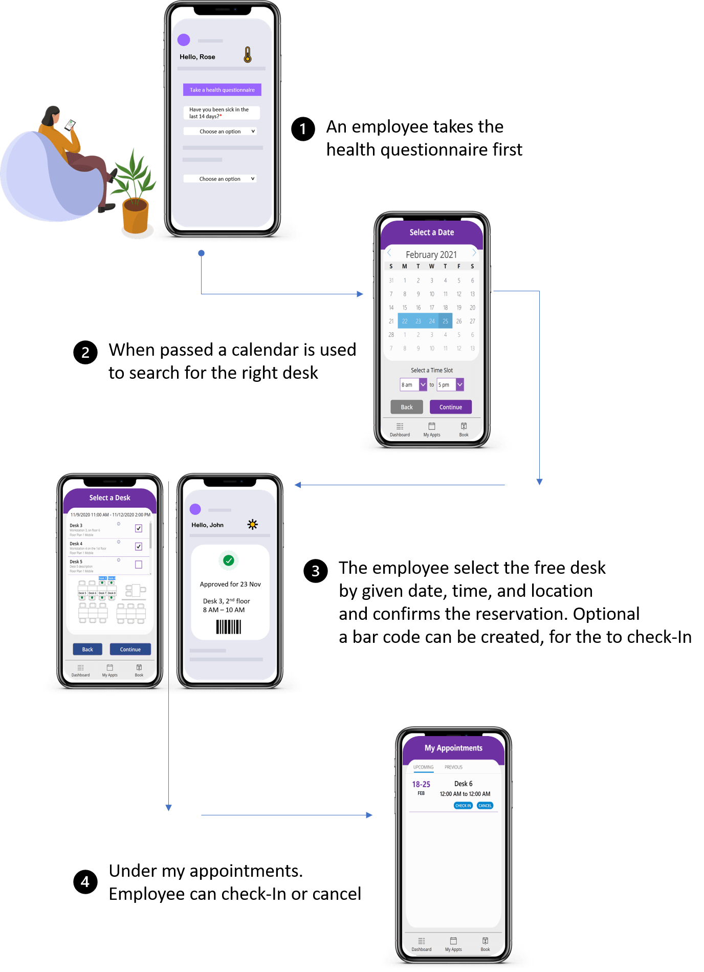 Desk Booking System Room Manager Office 365