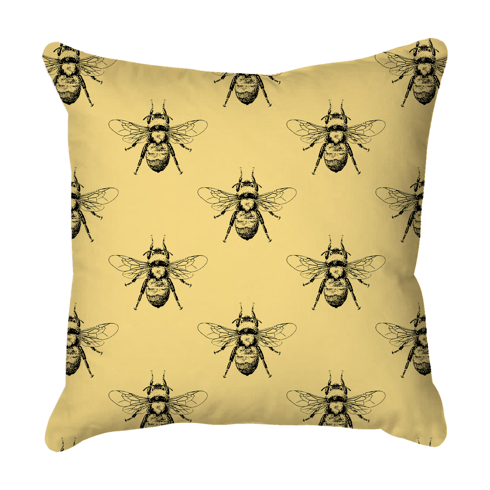 Bee Group Yellow Quick Dry Outdoor Cushion Rooms By Me