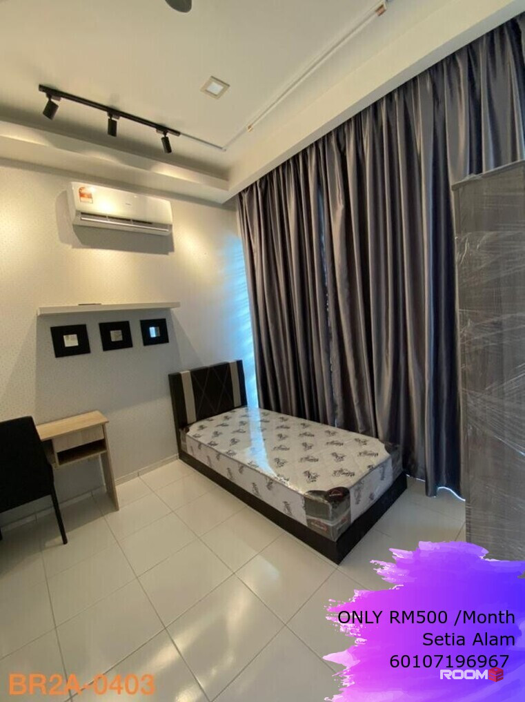 Single Room at Setia Alam, Shah Alam RoomSOS