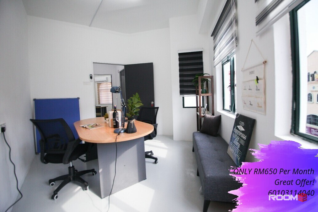 🤩ZeroDeposit🤩Peaceful Office Room for Rent, Start up business Working Space, at Dataran Sunway