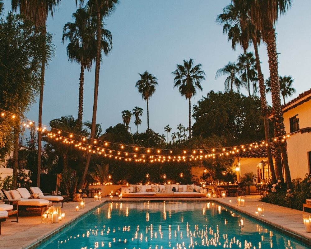 20 Cozy Outdoor String Lighting Ideas (For Patios, Trees & More)
