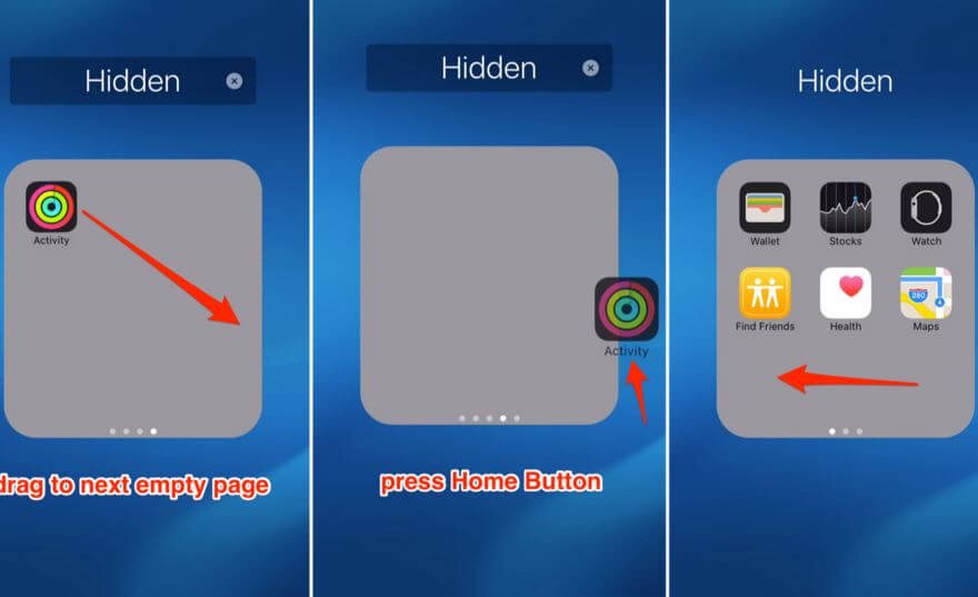 Hidden Apps on iPhone 5 Step How to Hiding App from the Home Screen