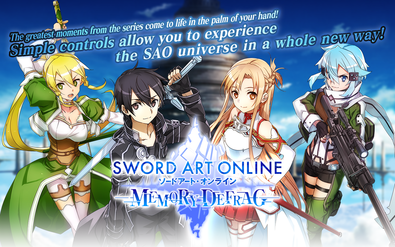 SAO (Sword Art OnlineMemory Defrag) Games Review Roonby