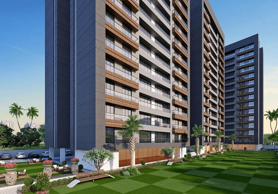 Buy 2 BHK Flats / Apartment In Vesu, Surat Green Leaf