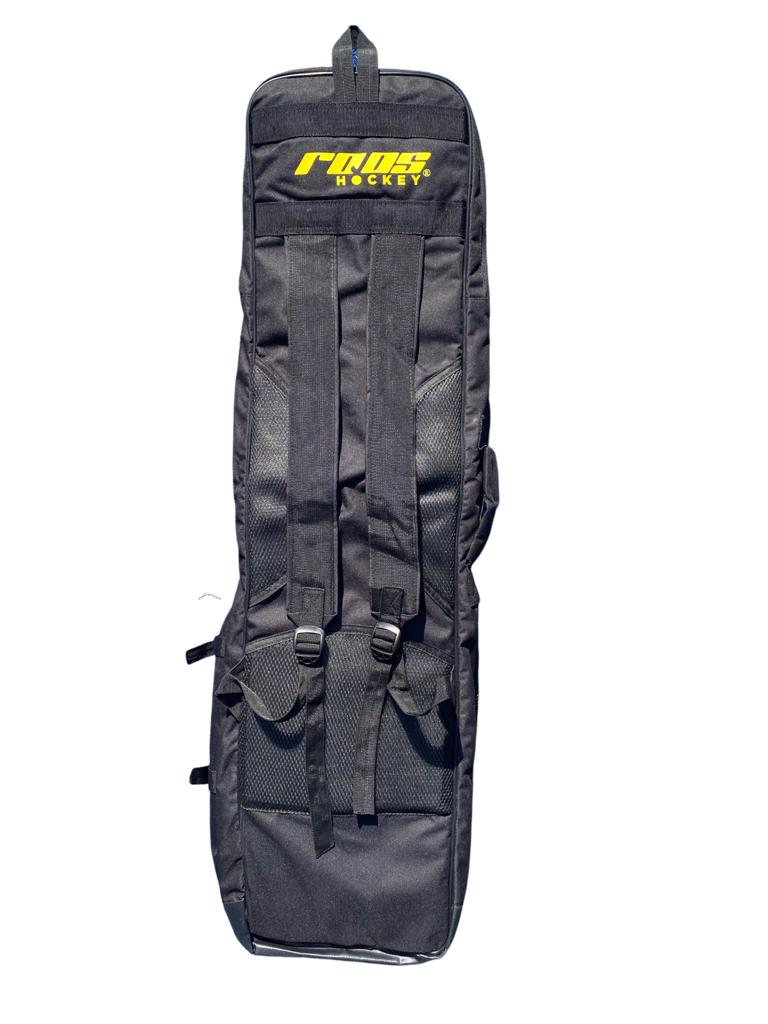 Medium Black/Yellow Stick Bag ROOS Hockey Hockey Sticks Equipment
