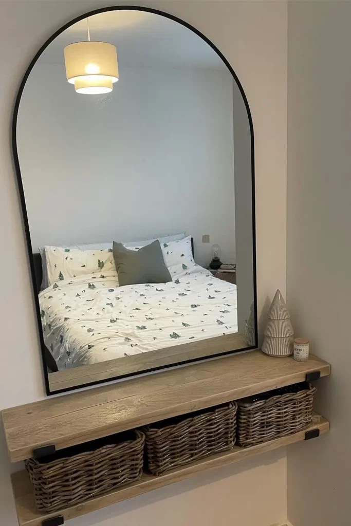 DIY How to Build A Narrow Floating Shelf Dressing Table in 7 Simple Steps