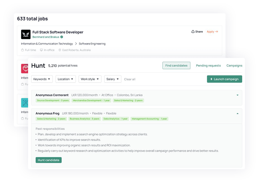 Rooster Job Board Packages
