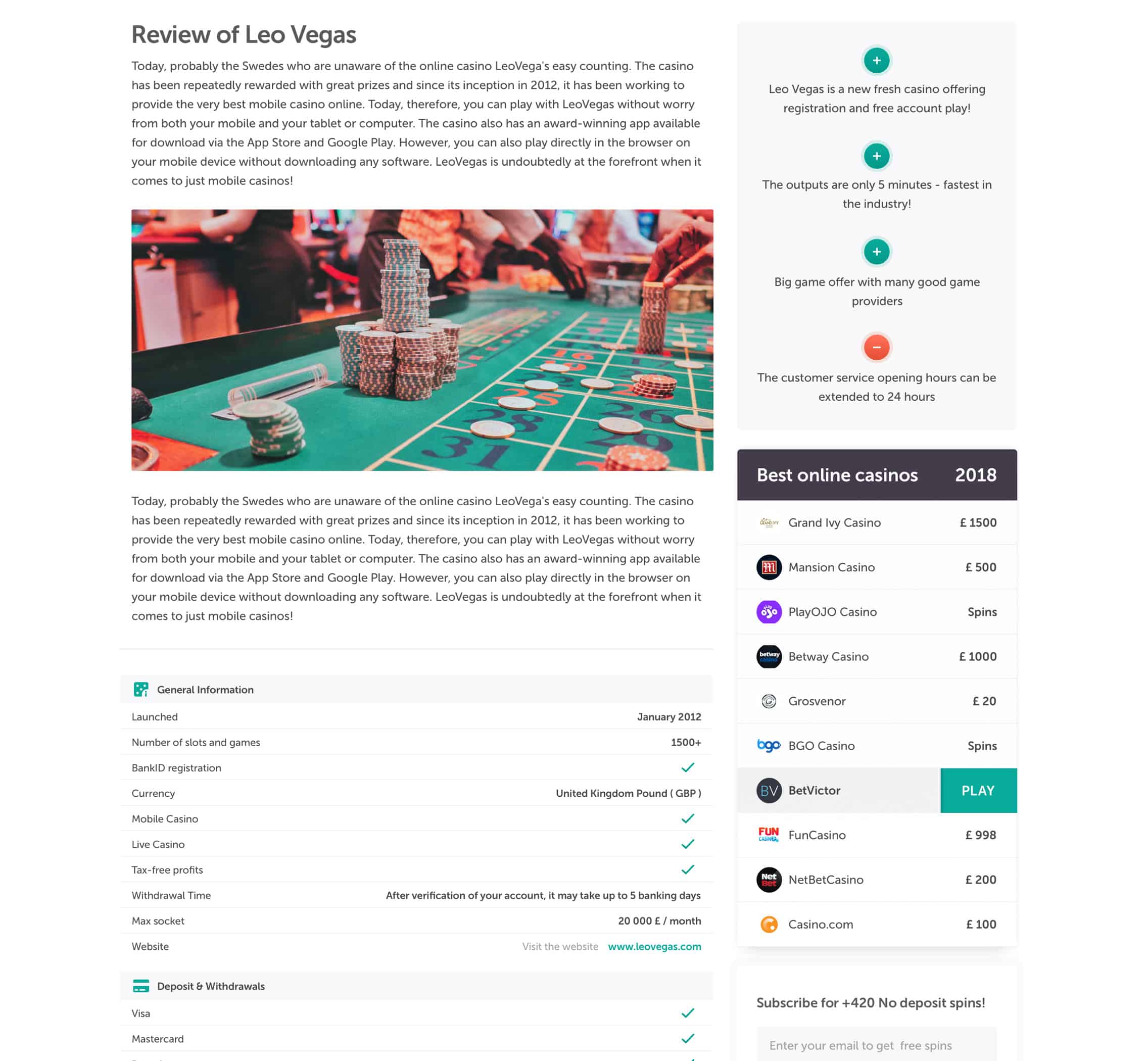 Gambling Deals site Root Codex