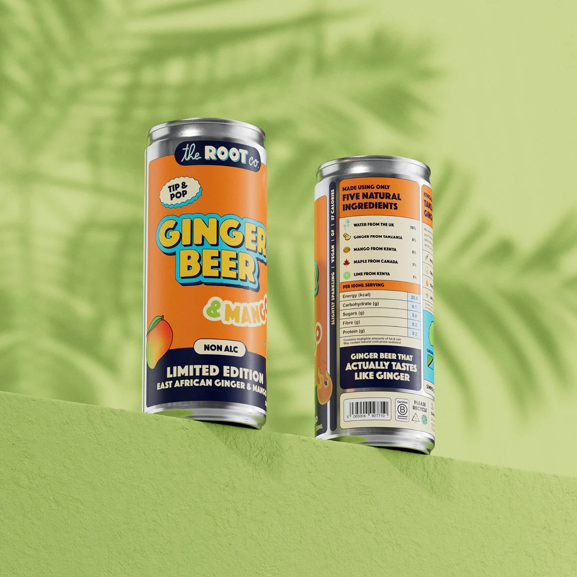 Ltd. Edition Mango Ginger Beer The Root Co.