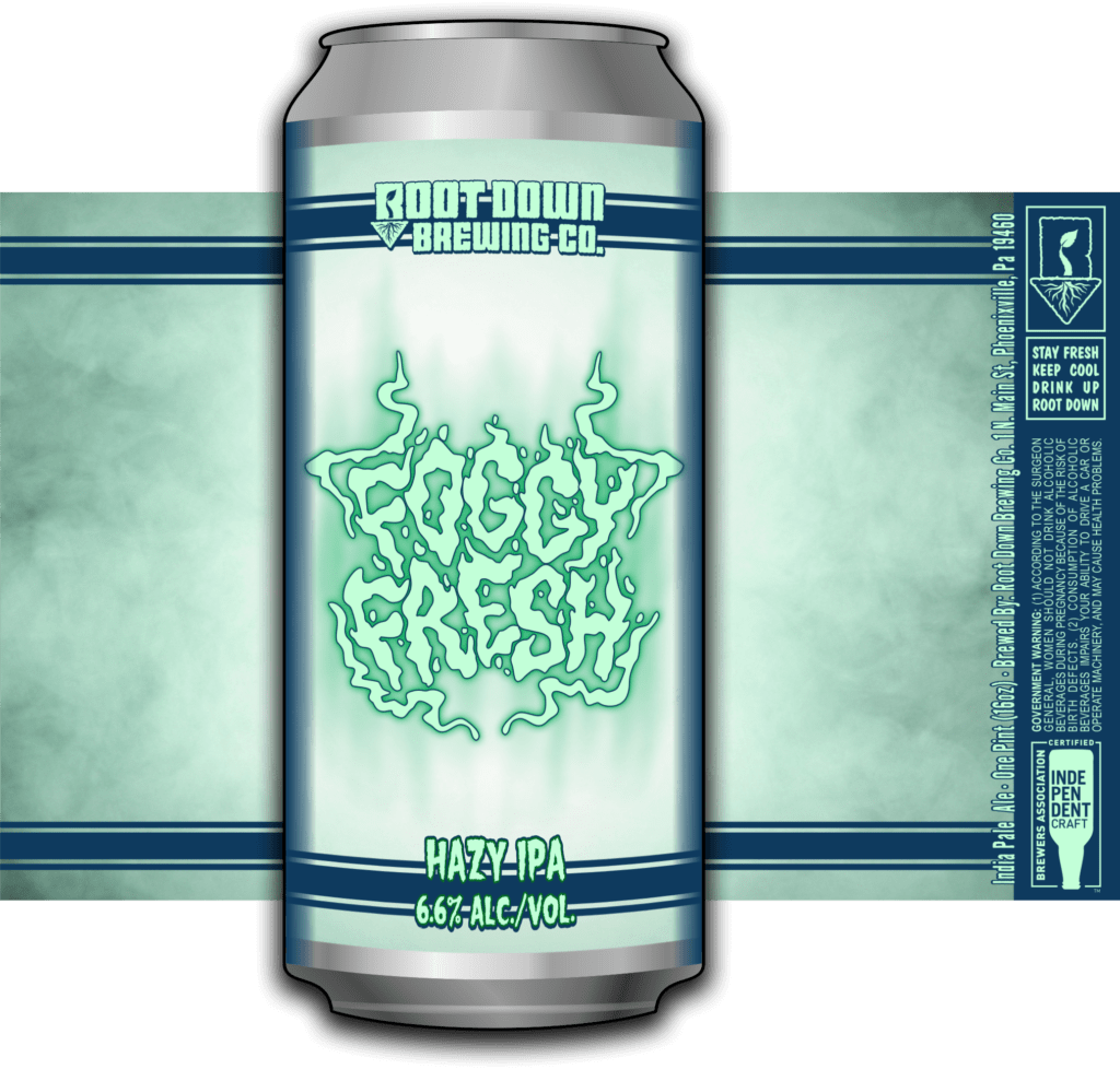 Cans Foggy Fresh Root Down Brewing