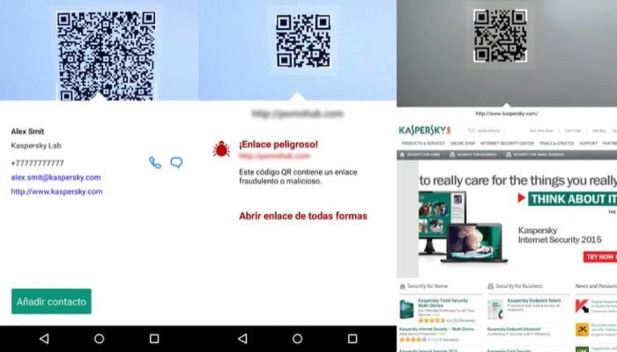 Con Kaspersky QR Scanner te evitarás cualquier virus en tu Android por