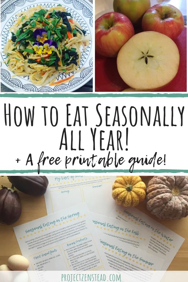 Seasonal Eating Free Guide + Cheat Sheets to Get Started! Rooted Revival