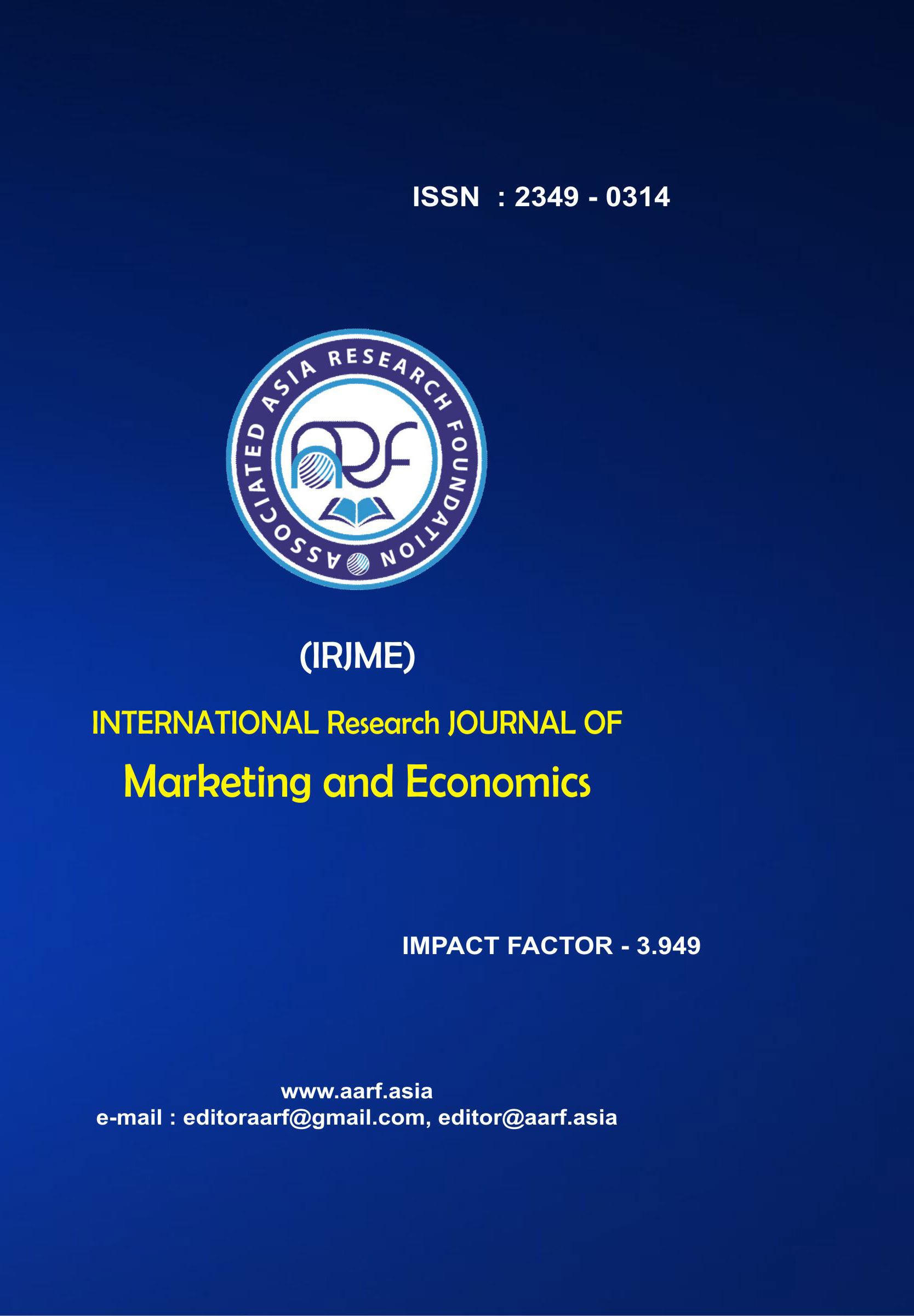 International Research Journal of Marketing and Economics
