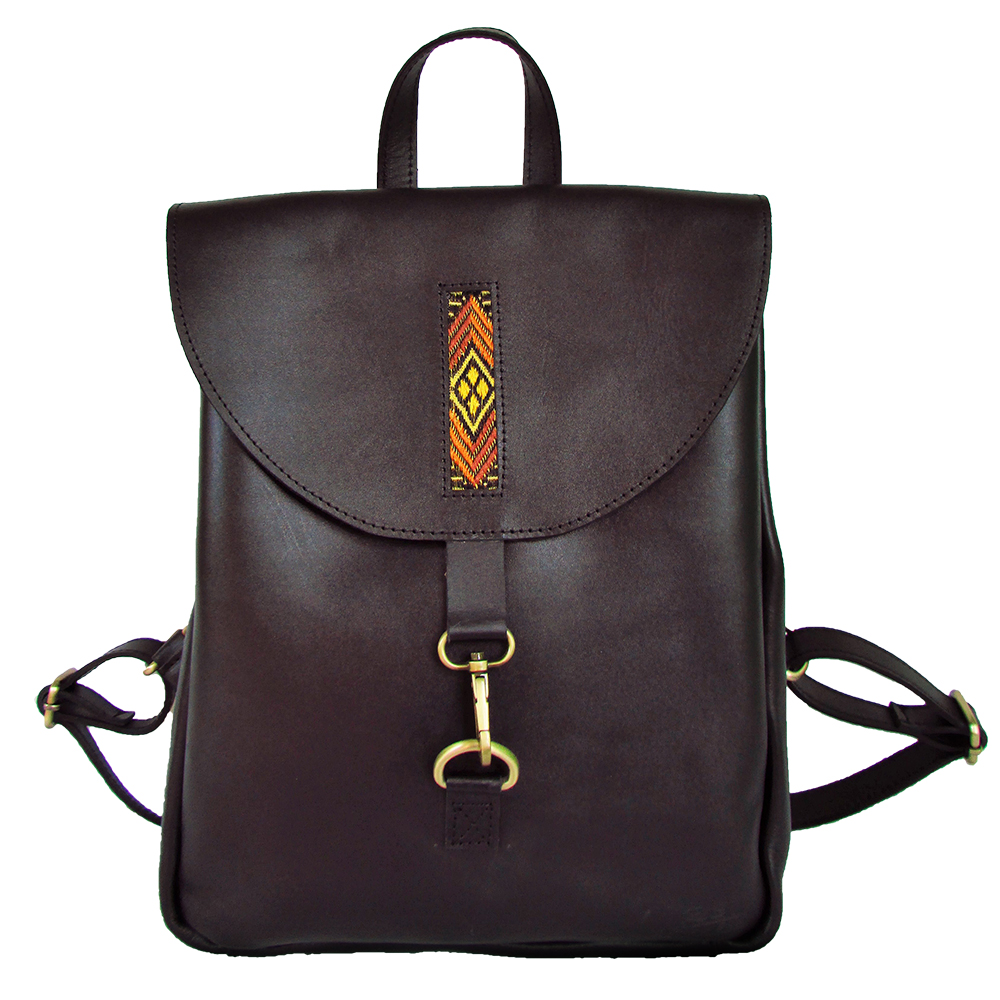 black leather packpack Leather bags in Ethiopia Ethiopian leather