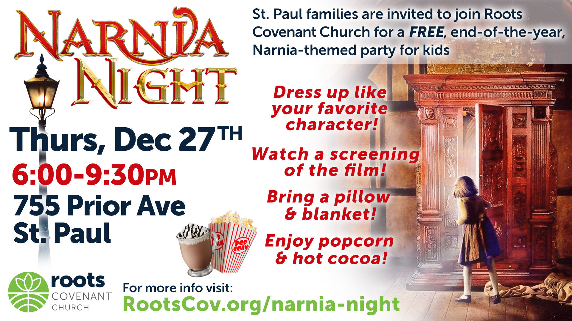 Narnia Night Roots Moravian Church