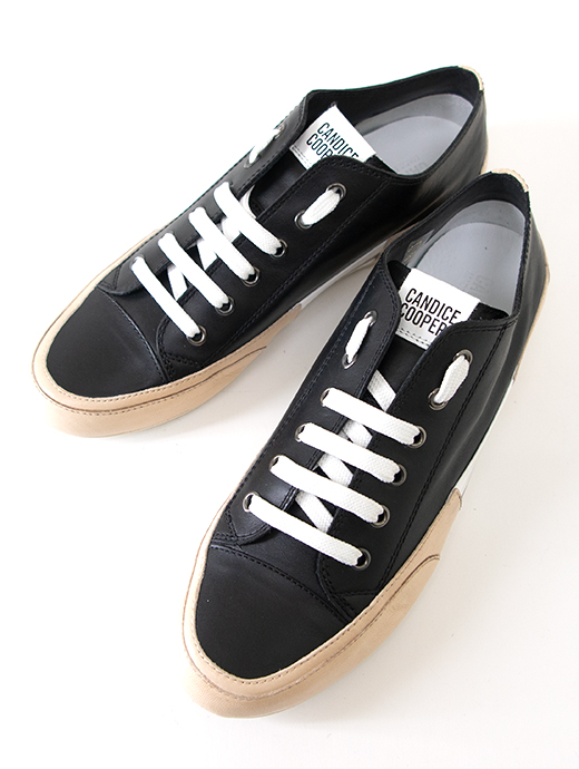 CANDICE COOPER/キャンディス・クーパー レディース/コンビレザースニーカー can462201ブラック×エクリュ ROOTWEB