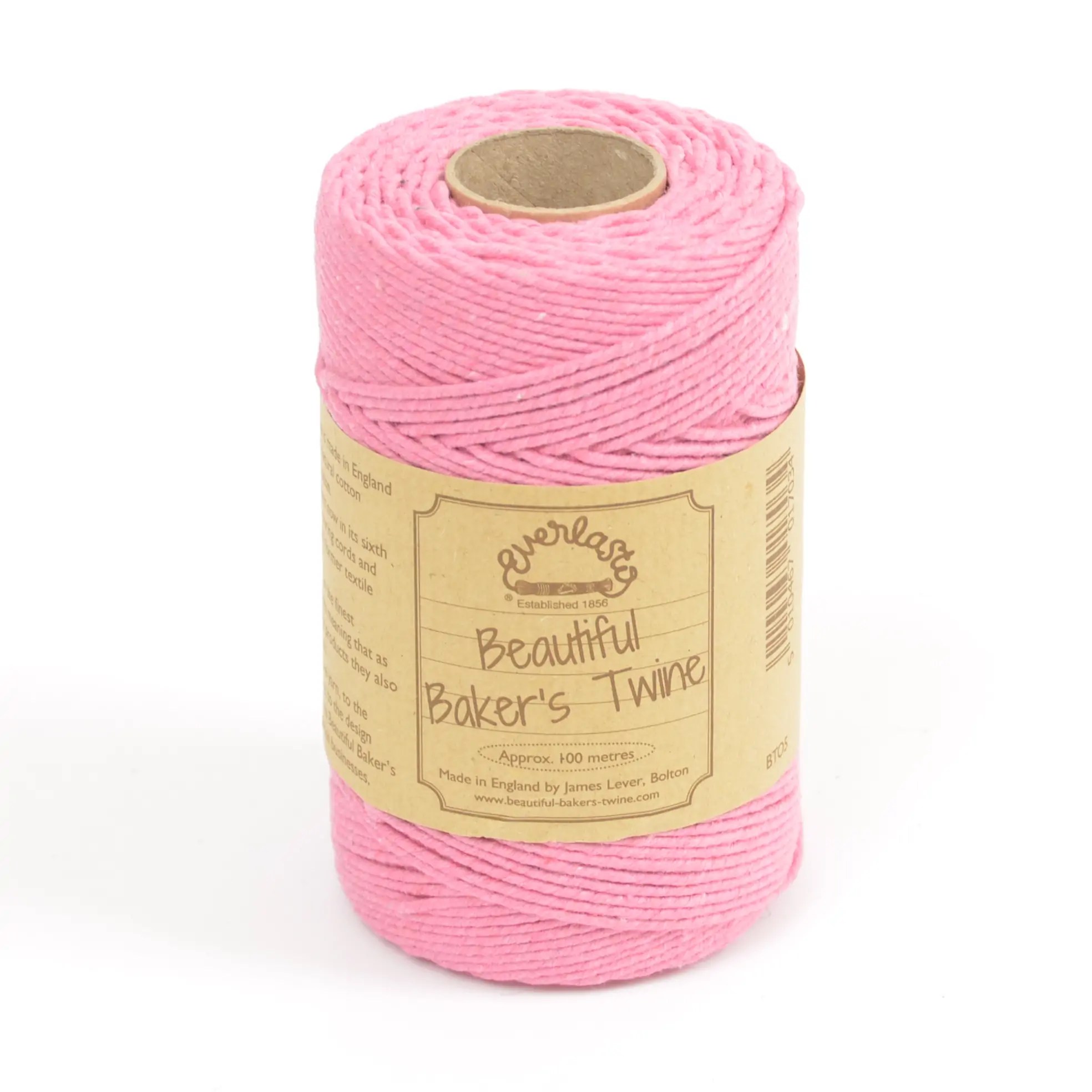 Solid Bakers Twine Pink Rope Source