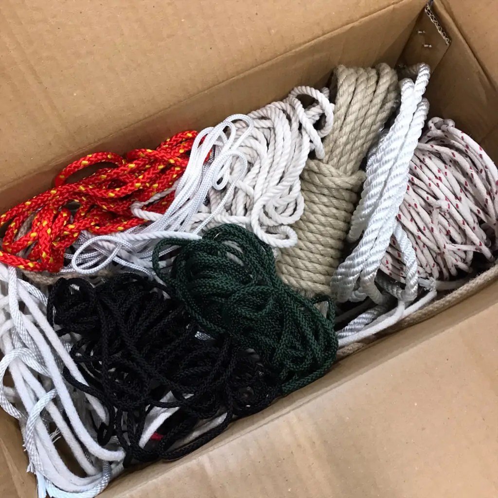 Assorted Natural/Braid/Synthetic Ropes Rope Source