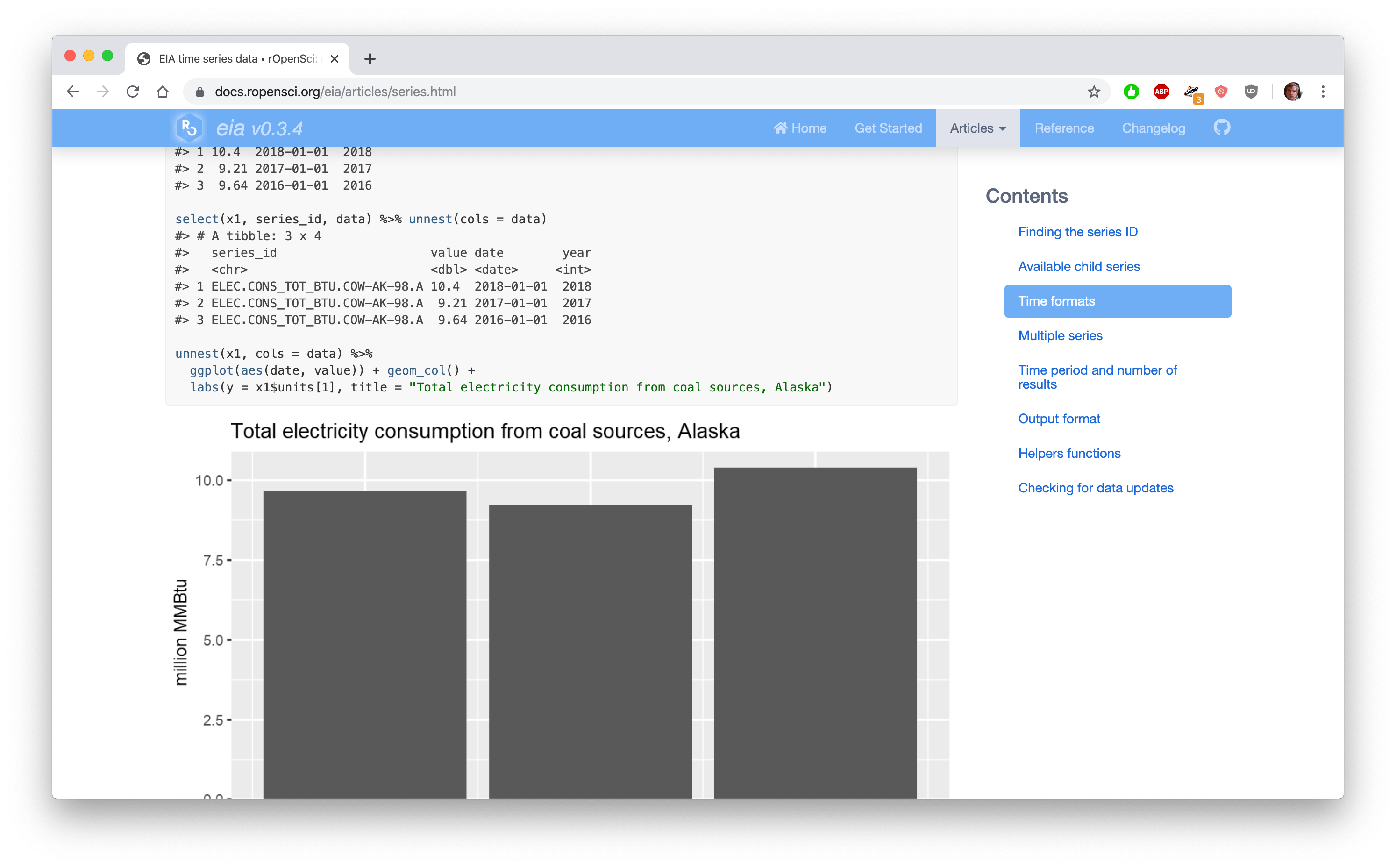 rOpenSci How to package or pkgdown articles