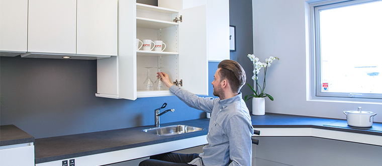 Vertielectric Loftesystem Hojdeindstillelige Kokken Overskabe Ropox
