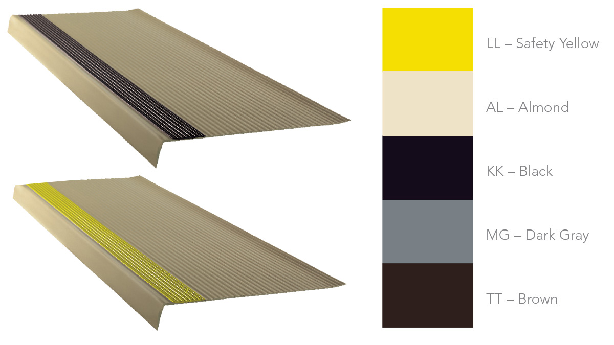 raised design rubber tread Roppe