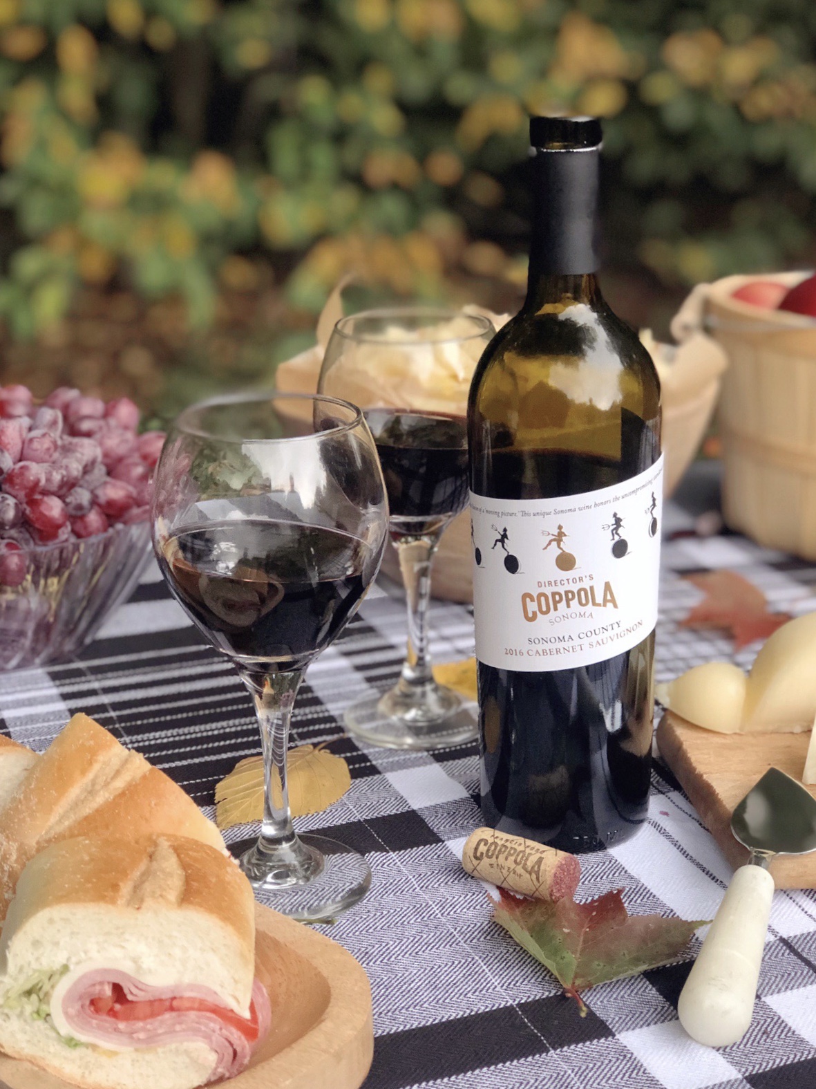 Fall Picnic With Coppola Wines Rosa Diana