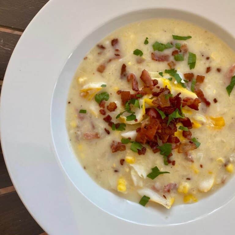 Smoked Haddock Chowder With Crispy Bacon Rosanna ETC