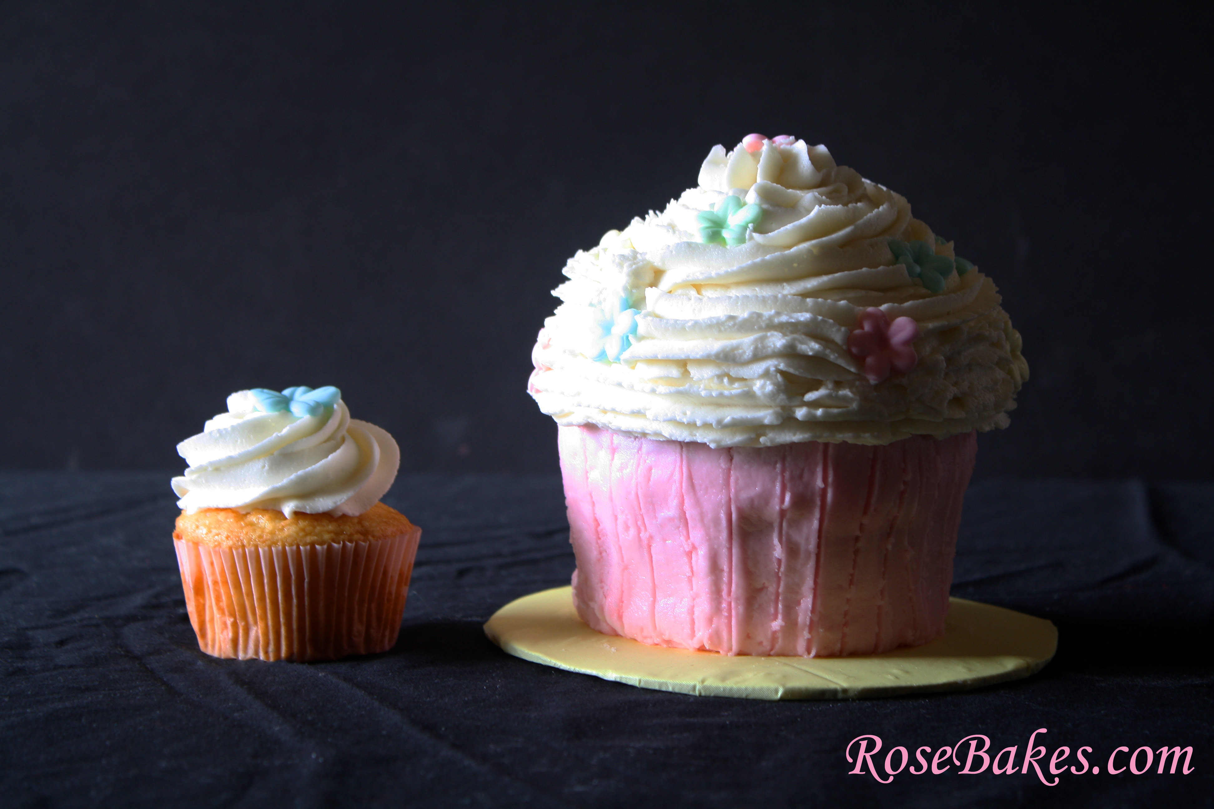 A Cupcake Party A Cake, Cupcakes & Matching Cupcake Smash Cake