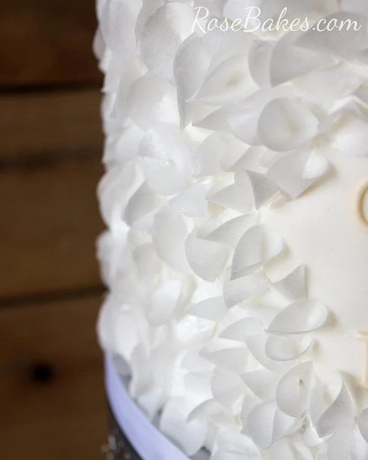 Cream & White Christening Cake + Wafer Paper Ruffles Tutorial Discount