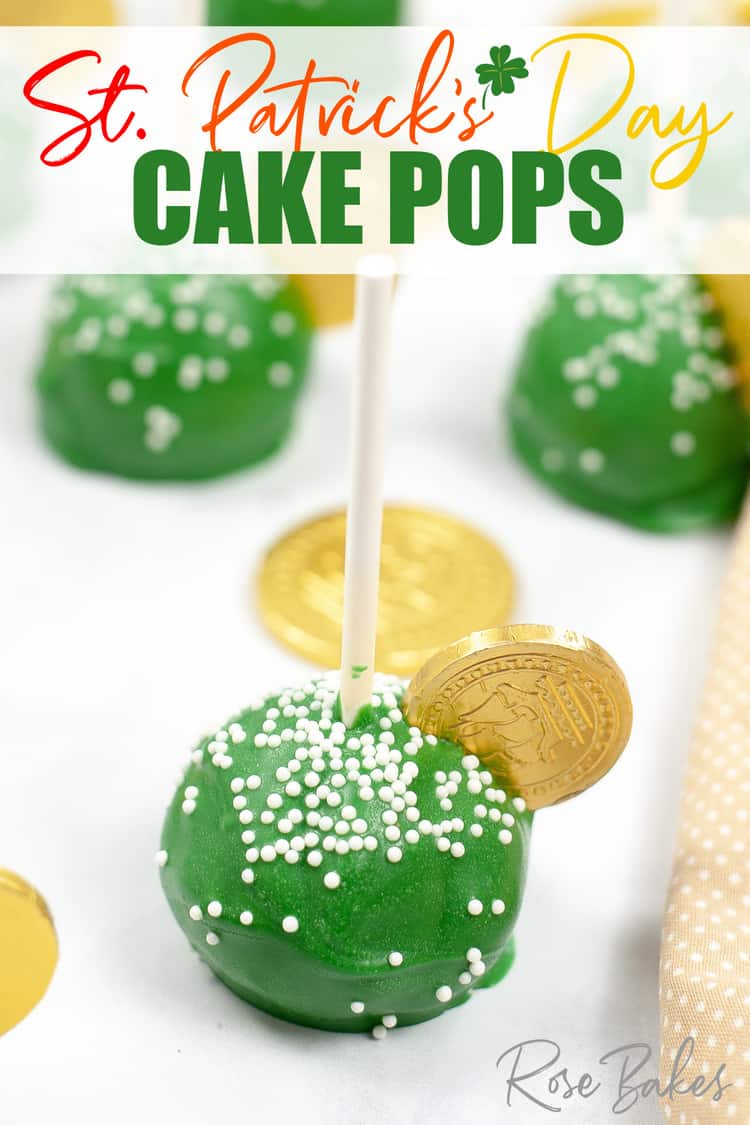 St Patrick's Day Cake Pops 3 Rose Bakes