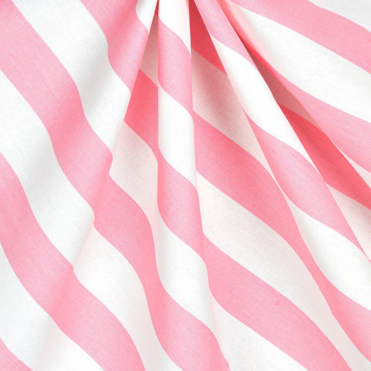 Buy Pink and White Stripe 100 Cotton Online Rosebery Fabrics