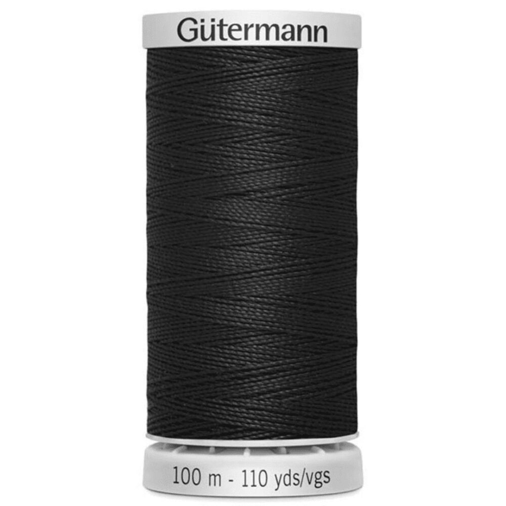 Buy GUTERMANN Extra Strong Thread 100m Black 000 In stock.