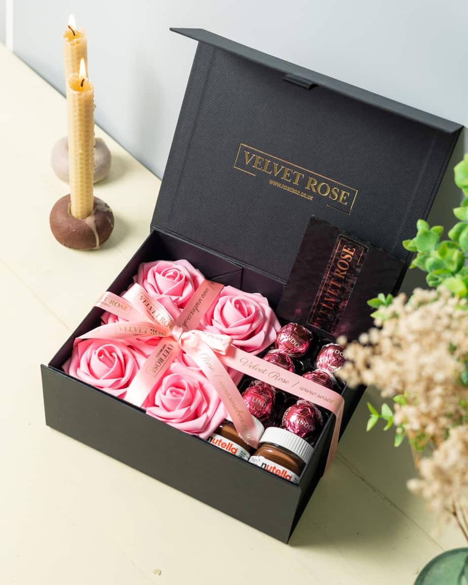 Nuts About Chocolate Small Gift Box Roses & Chocolate Gift Box