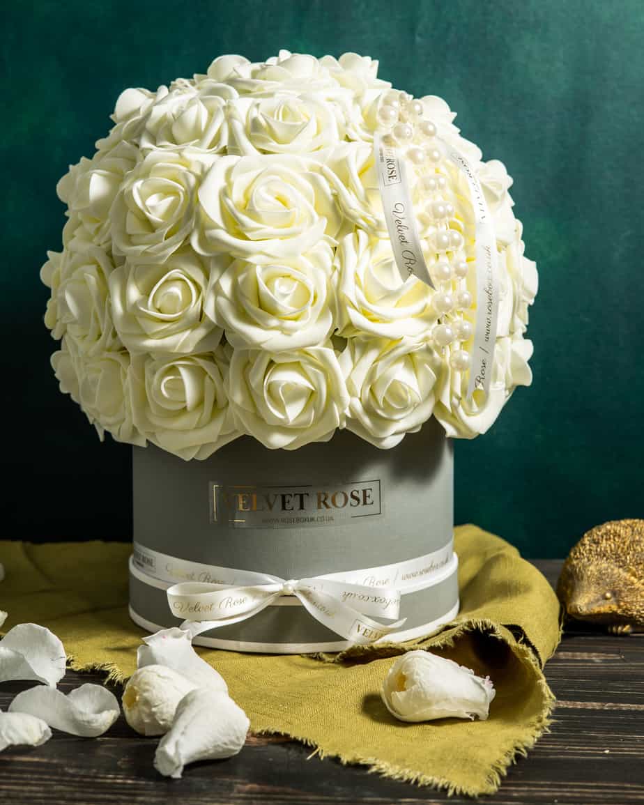 Bubble Of Artificial Roses Box The Perfect Gift Box Velvet Rose Box