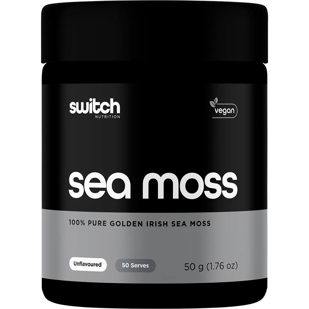 SWITCH NUTRITION 100 Pure Golden Irish Sea Moss Rosebud Health Store
