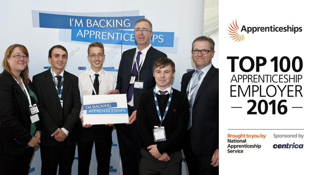 Success at the National Apprenticeship Awards 2016 Rose Builders