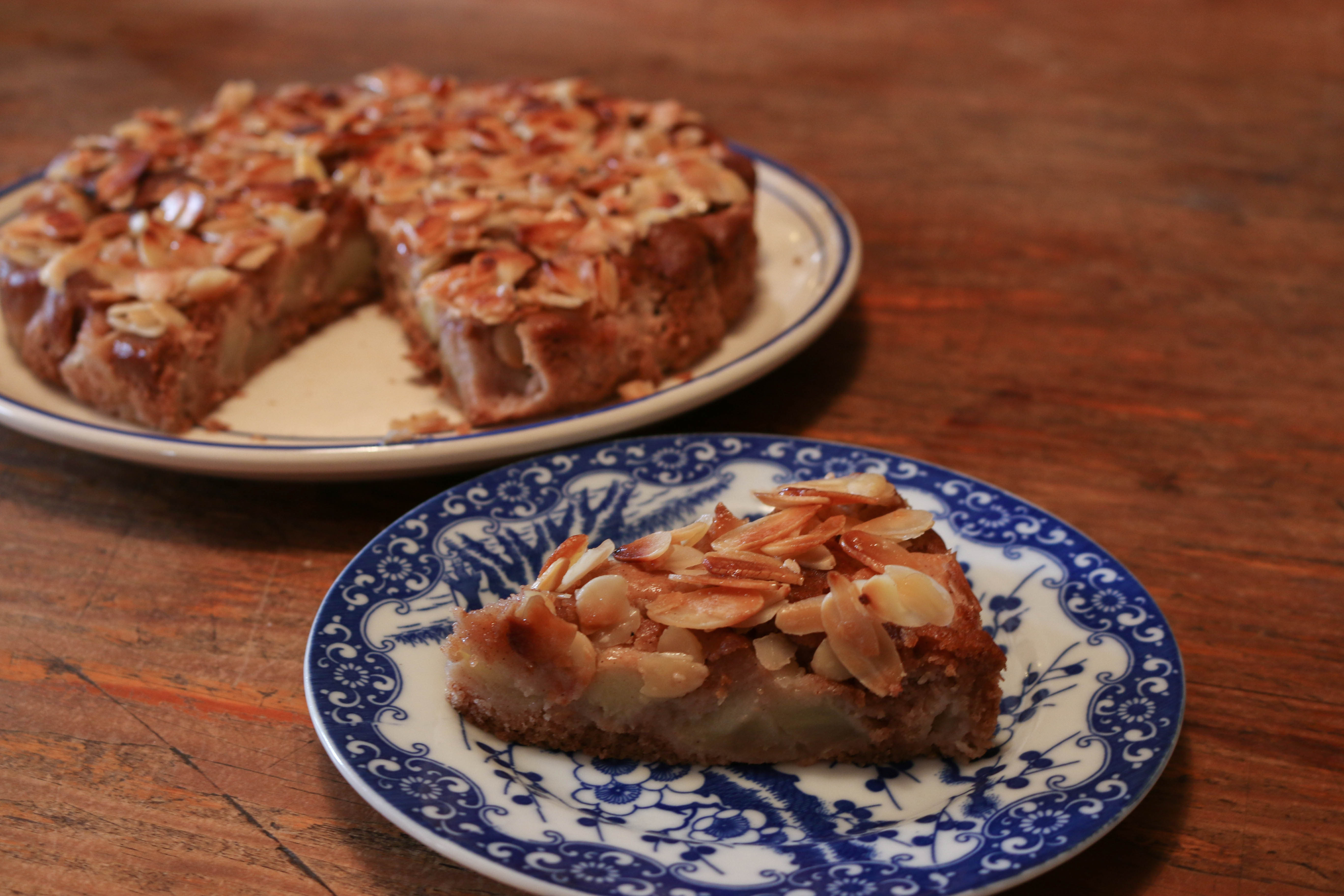 gâteau pommes amandes { sans gluten } Rose Citron