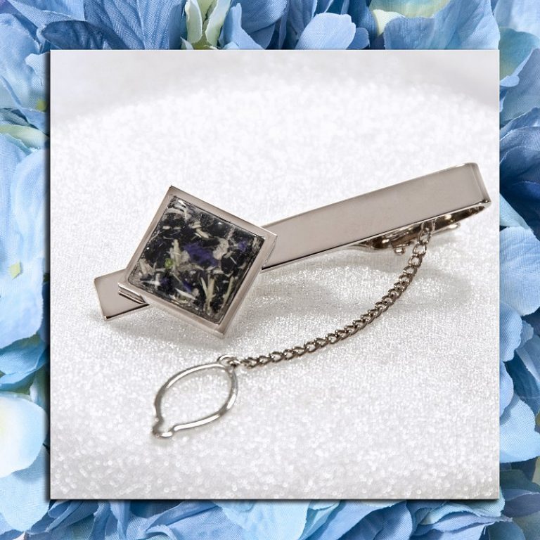 Flower Petal Tie Clip Rose Keepsakes