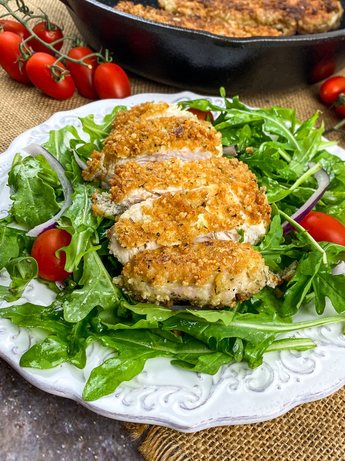 Gluten Free Breaded Chicken Cutlets Recipe Rosemary & Maple