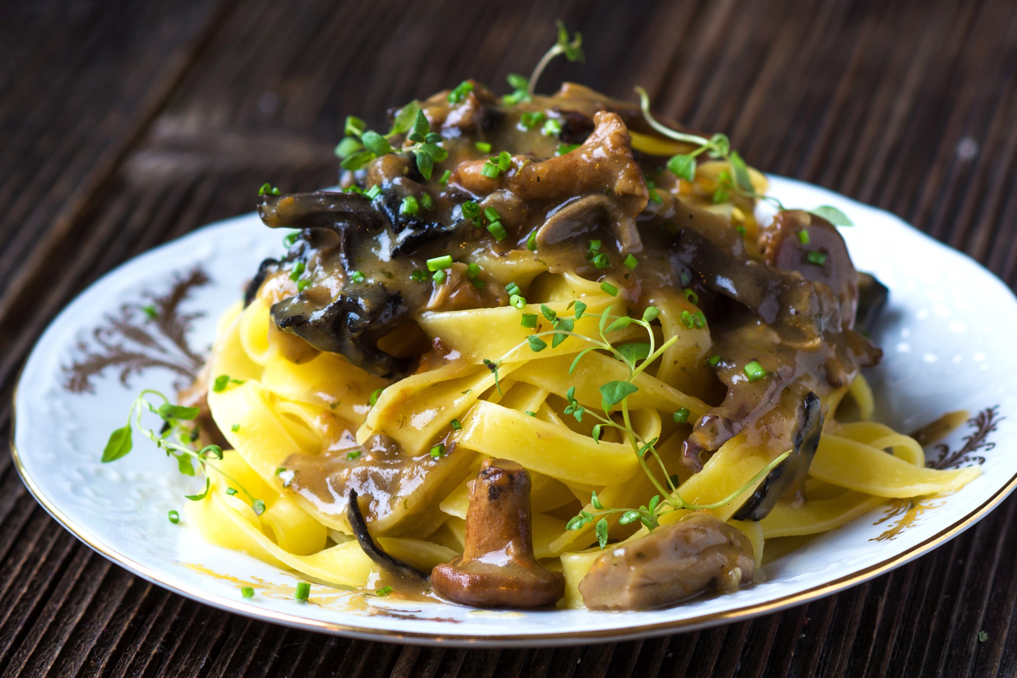 Mushroom Tagliatelle