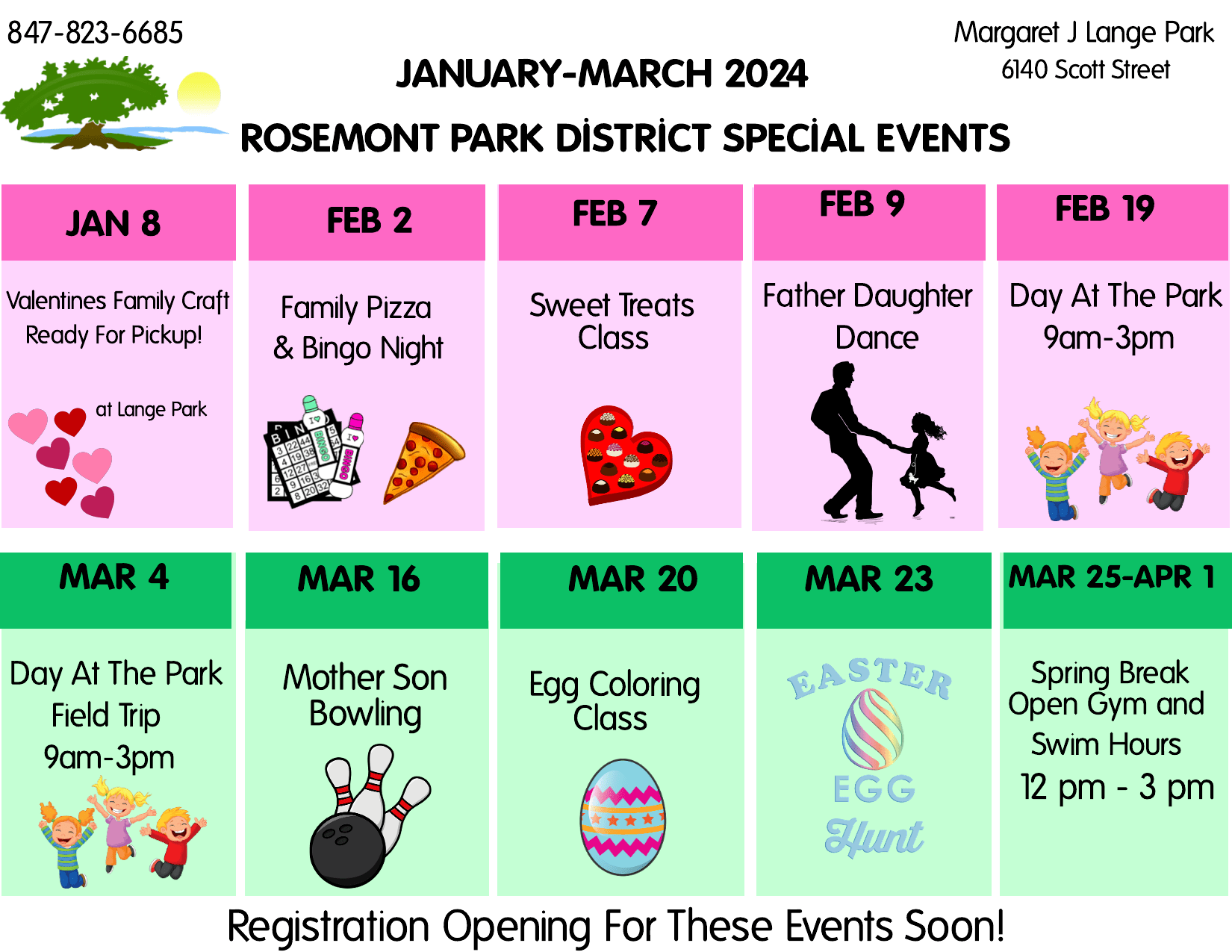 Rosemont Park District Parks and Recreation Centers