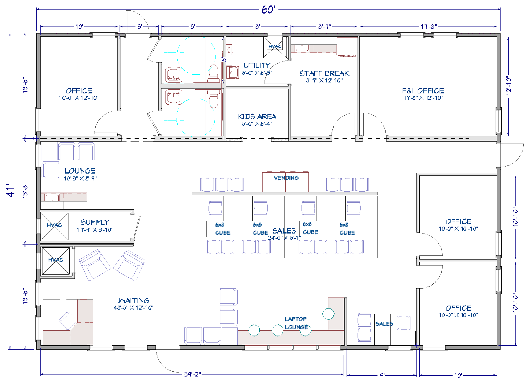 Car Dealership Floor Plan