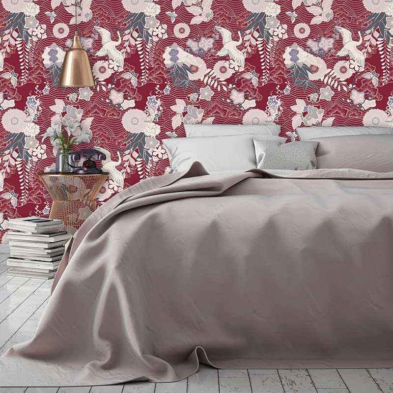 Image of Japanese wallpaper designs