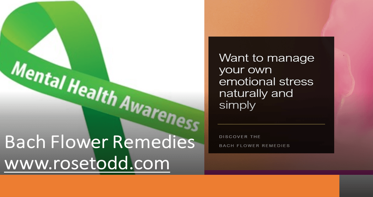 Mental Awareness Day with Bach Flower Remedies Rose Todd Simple