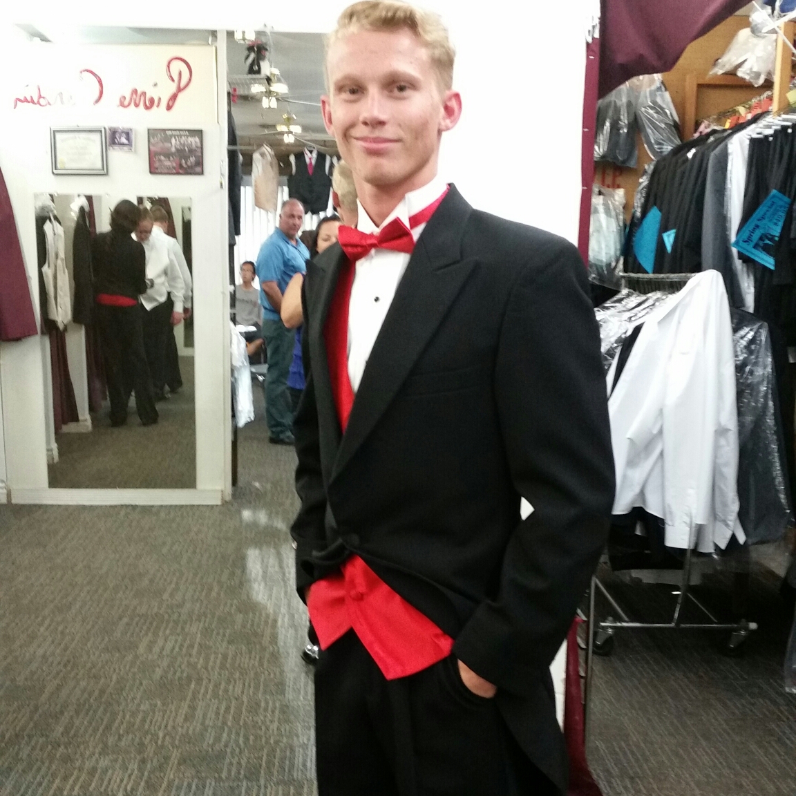 School Dances Rose Tuxedo